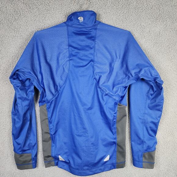 Mountain Hardwear Windstopper Softshell Jacket Mens Medium Blue Gray Hiking Used - Picture 2 of 9